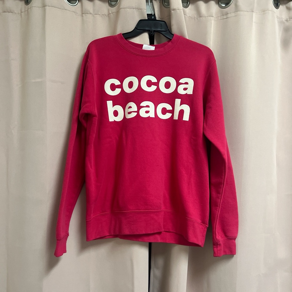Hot Pink Cocoa Beach Crewneck